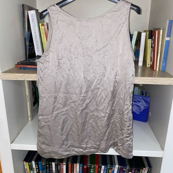 Drykorn for Beautiful People 100% Silk Beige Nude Tank Blouse Size US Medium - Picture 4 of 10